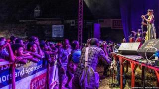 People attending Zanzibar festival