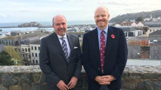 Costa Rican ambassador and Guernsey's chief minister