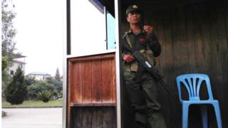 မုန်လ ကင်းစခန်းမှာ တွေ့ရတဲ့ MNDAA တပ်ဖွဲ့ဝင် တစ်ဉီး