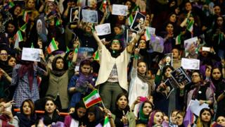 تجمع انتخاباتی حامیان حسن روحانی