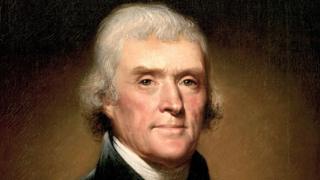 Portrait of Thomas Jefferson by Rembrandt Peale