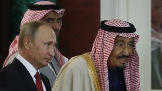 الملك سلمان والرئيس الروسي فلاديمير بوتين
