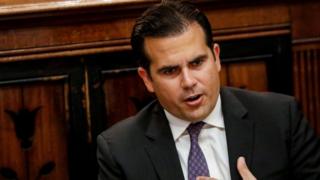 Ricardo Rosselló, the governor of Puerto Rico