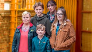 Family of five