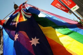 Сторонники однополых браков празднуют после того, как общенациональное голосование по этому вопросу было заблокировано
