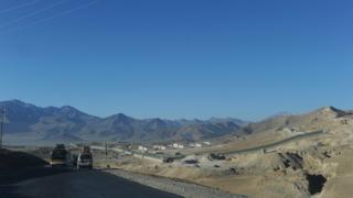 File photo: Vehicles driving along the Kabul Wardak highway in Wardak province, 2 December 2011