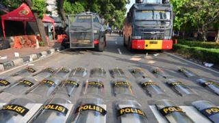 Polisi di Jakarta