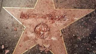 Donald Trump's star