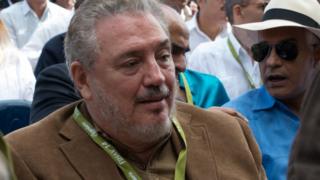 Fidel Castro Diaz-Balart at an event in