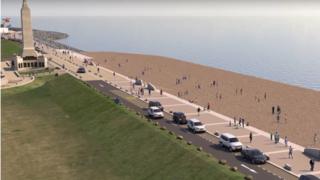 The beach at Southsea Common