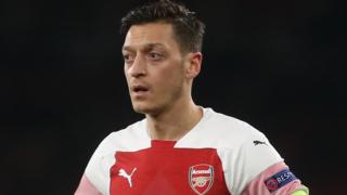 Arsenal midfielder Mesut Ozil