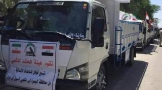 کاروان کمکهای نیروهای حشد الشعبی