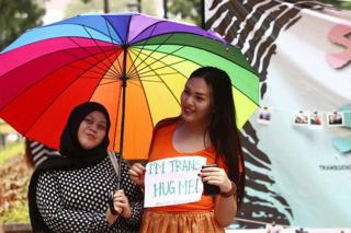 Aktivis transgender di Jakarta