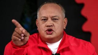Diosdado Cabello durante o programa em 2019