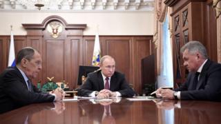 Путин, Шойгу и Лавров