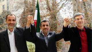 رحیم مشایی، احمدینژاد، بقایی