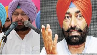 Sukhpal Khehra and capt amrinder singh