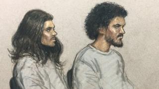 Naa'imur Zakariyah Rahman (left) and Mohammad Aqib Imran in court last December