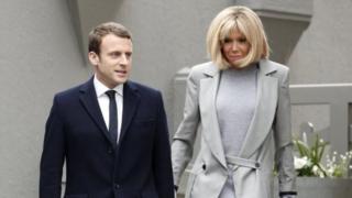Emmanuel Macron na Brigitte