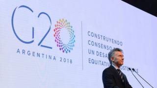 Mauricio Macri receives the G20 Presidency in November 2017