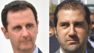 رامي مخلوف وبشار الأسد