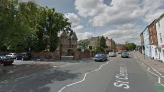 St Clements Street at the junction with Rectory Road