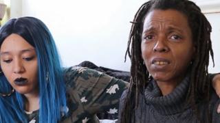 Joy Morgan's sister Dionne and mother Carol