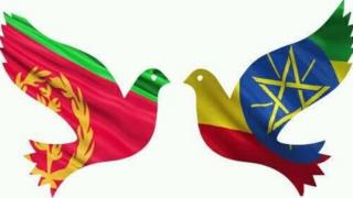 ንመድረኽ ሰላም ህዝቢ ኢትዮጵያን ኤርትራን ዝተዳለወ ስእሊ ሰንደቕ ዕላማ ክልቲኤን ሃገራት