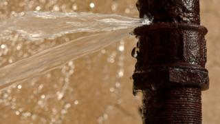 Burst pipe