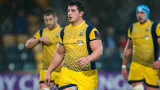 Prop Val Rapava Ruskin crossed for Worcester in time added on at the end of the first half