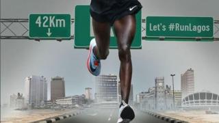 Person wey dey run for di marathon