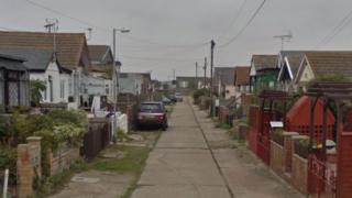 Bentley Avenue in Jaywick, near Clacton, in Essex