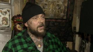 Tattoo shop owner Marcus Kuhn