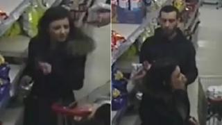 CCTV images in Iceland of man and woman