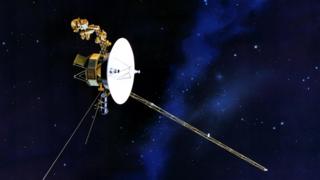 Ilustración de una nave Voyager