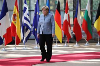 Ángela Merkel.