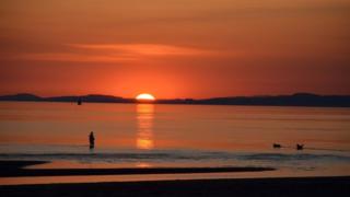 Troon sunset