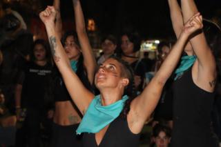 Movilización por el Día de la Mujer, en Argentina (Foto: Jazmín Badía)