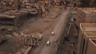 Una calle de Raqa