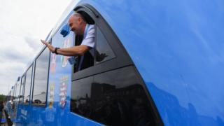 поезд на водородном топливе в Германии, 16 сентября