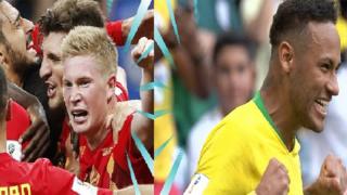 Brazil iyo Belgium waxay u gudbeen Rubuc dhamaadka