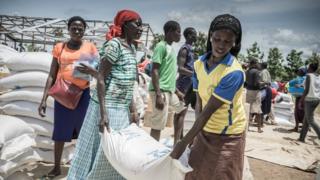 Un camp de refugiés - archives