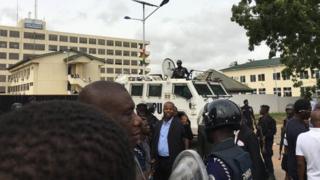 Police as dem dey arrest Deputy National Democratic Congress (NDC) General Secretary Koku Anyidoho