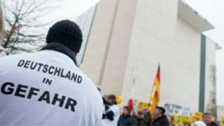 Протесты в Берлине в 2016 году