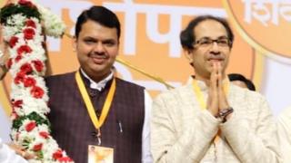 देवेंद्र फडणवीस, उद्धव ठाकरे आणि आदित्य ठाकरे