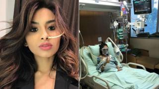 Nara Almeida em fotos ao longo do tratamento contra o câncer