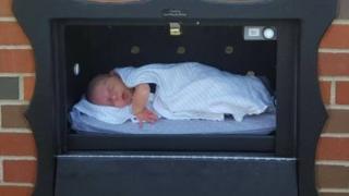 A Safe Haven Baby Box in Indiana