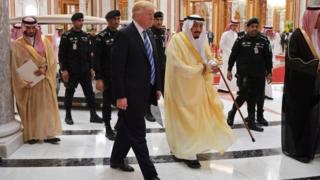 ملک سلمان و دونالد ترامپ