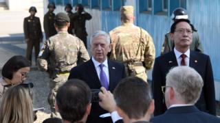 Mattis, Korea Selatan, Panmunjom