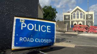 SCENE OF CRASH